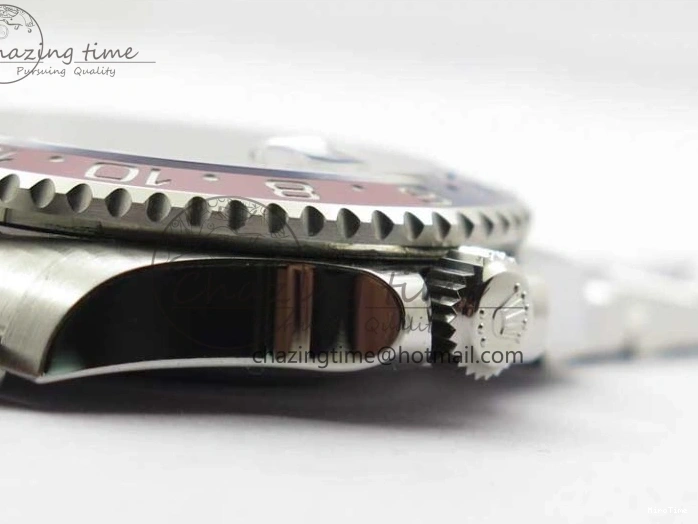 MiroTime 0413 GMT Master II 126719 BLRO Red Blue Ceramic 316L Steel ROF Best Edition Black Dial on SS Bracelet A Elegant 2654